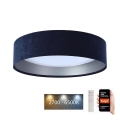 LED Dimmable ceiling light SMART GALAXY LED/24W/230V d. 45 cm 2700-6500K Wi-Fi Tuya blue/silver + remote control