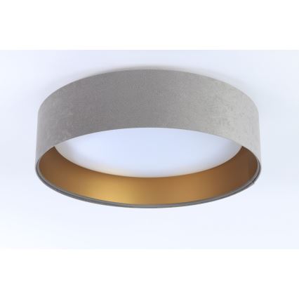 LED Dimmable ceiling light SMART GALAXY LED/24W/230V d. 44 cm grey/gold 3000-6500K + remote control