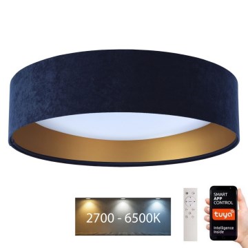 LED Dimmable ceiling light SMART GALAXY LED/36W/230V d. 55 cm 2700-6500K Wi-Fi Tuya blue/gold +remote control