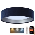 LED Dimmable ceiling light SMART GALAXY LED/36W/230V d. 55 cm 2700-6500K Wi-Fi Tuya blue/silver + remote control
