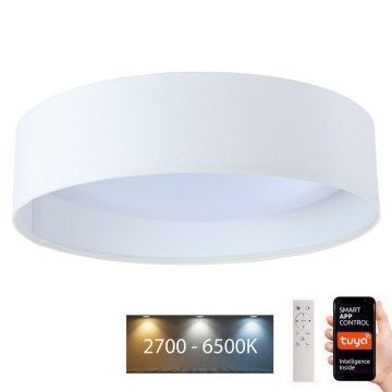 LED Dimmable ceiling light SMART GALAXY LED/36W/230V d. 55 cm 2700-6500K Wi-Fi Tuya white + remote control
