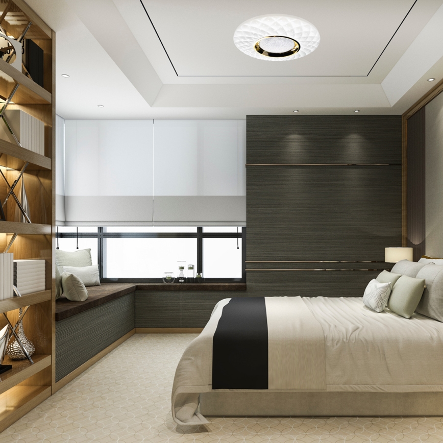 LED Dimmable ceiling light TOKYO LED/48W/230V 3000-6000K + remote control