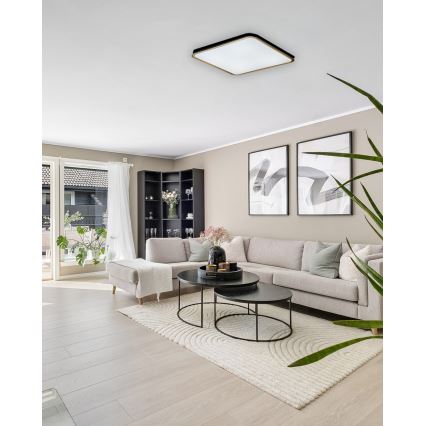 LED Dimmable ceiling light UNA LED/60W/230V 2700-6500K 50x50 cm + remote control
