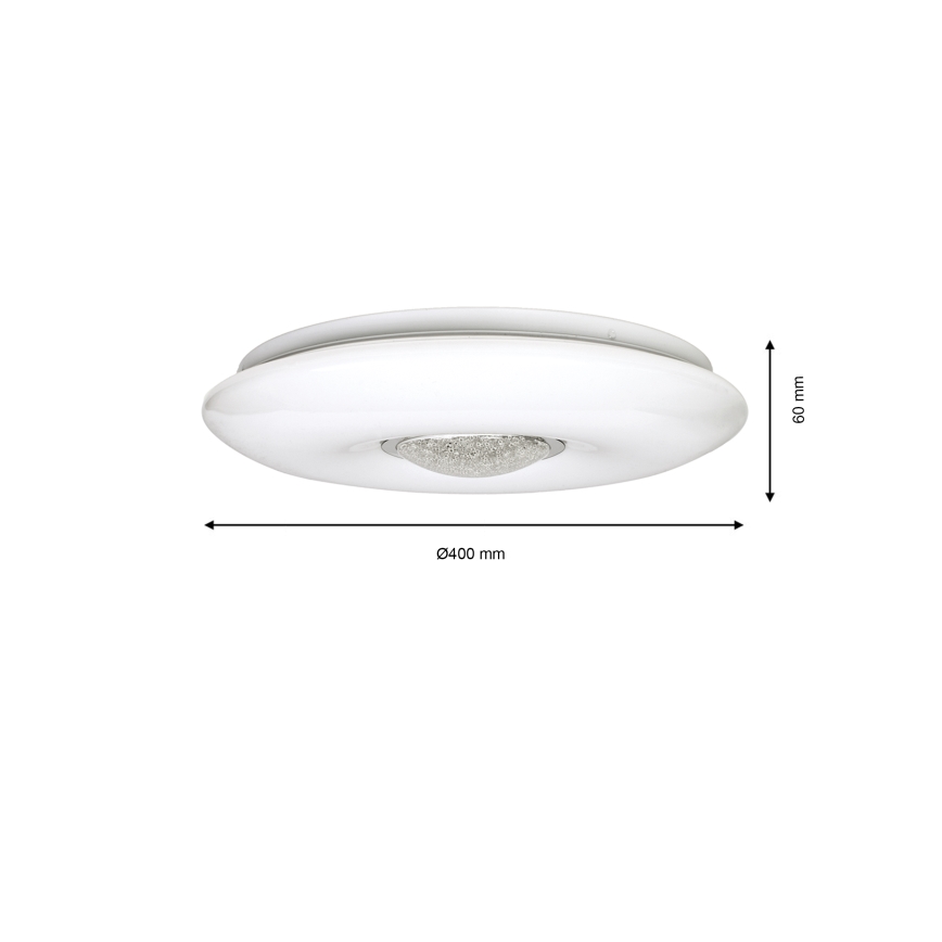 LED Dimmable ceiling light VELA LED/24W/230V + remote control