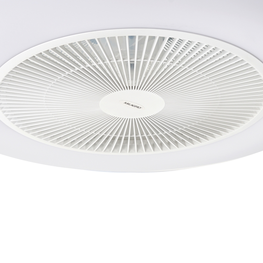 LED Dimmable ceiling light with a fan ARIA LED/38W/230V 3000-6000K white + remote control