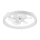 LED Dimmable ceiling light with a fan FARGO LED/37W/230V white + remote control