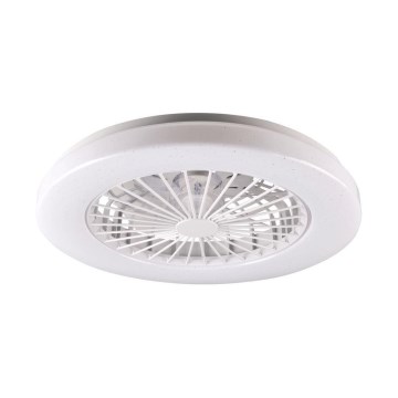 LED Dimmable ceiling light with a fan LIBYA LED/48W/230V 3000-6500K white + remote control