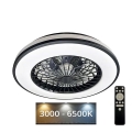 LED Dimmable ceiling light with a fan OPAL LED/48W/230V 3000-6500K + remote control