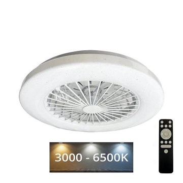 LED Dimmable ceiling light with a fan STAR LED/48W/230V 3000-6500K + remote control