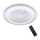 LED Dimmable ceiling light with a fan ZONDA LED/48W/230V 3000-6000K silver + remote control