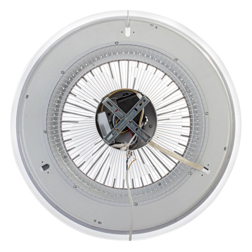 LED Dimmable ceiling light with a fan ZONDA LED/48W/230V 3000-6000K gold + remote control