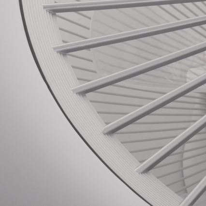 LED Dimmable ceiling light with a fan ZONDA LED/48W/230V 3000-6000K silver + remote control