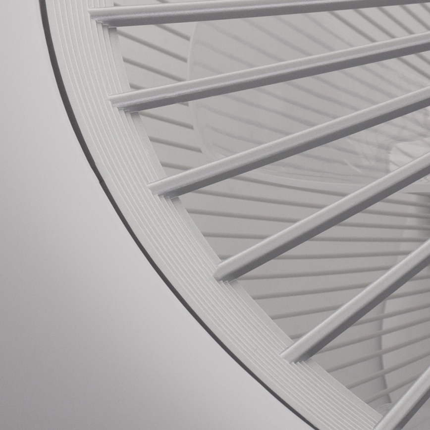 LED Dimmable ceiling light with a fan ZONDA LED/48W/230V 3000-6000K silver + remote control