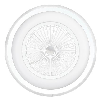 LED Dimmable ceiling light with a fan ZONDA LED/48W/230V 3000-6000K white + remote control
