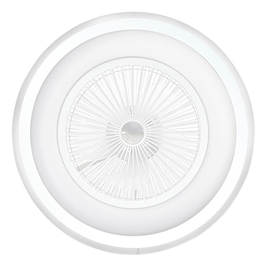 LED Dimmable ceiling light with a fan ZONDA LED/48W/230V 3000-6000K white + remote control