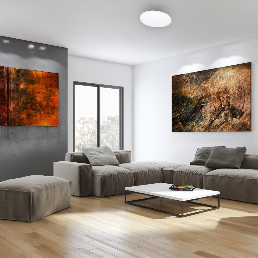 LED Dimmable ceiling light with a remote control SIENA LED/25W/230V