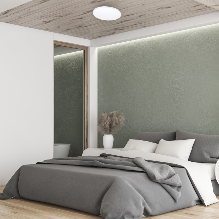 LED Dimmable ceiling light with a remote control SIENA LED/25W/230V