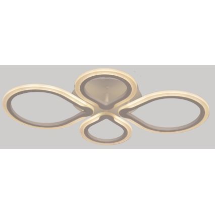 LED Dimmable Ceiling Light TRIESTE LED/52W/230V + Remote Control