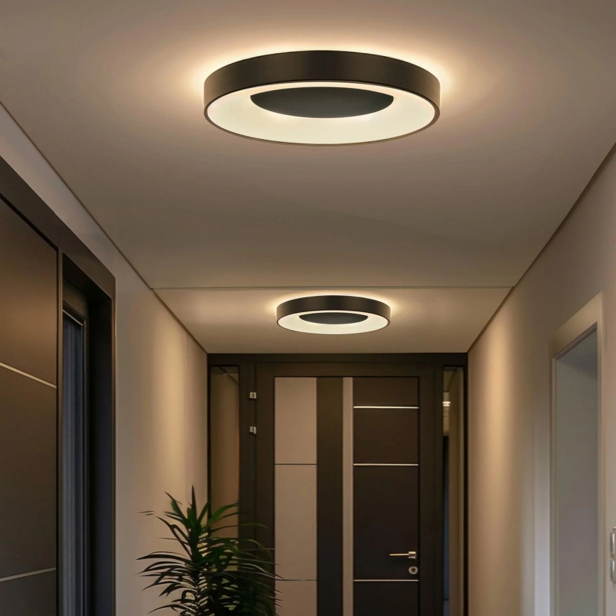 LED Dimmable bathroom ceiling light WITOLD LED/48W/230V d. 38,5 cm 3000-6000K IP44 +Dálkové control