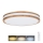 LED Dimmable ceiling light WOODY LED/60W/230V 3000-6500K oak d. 50 cm + remote control