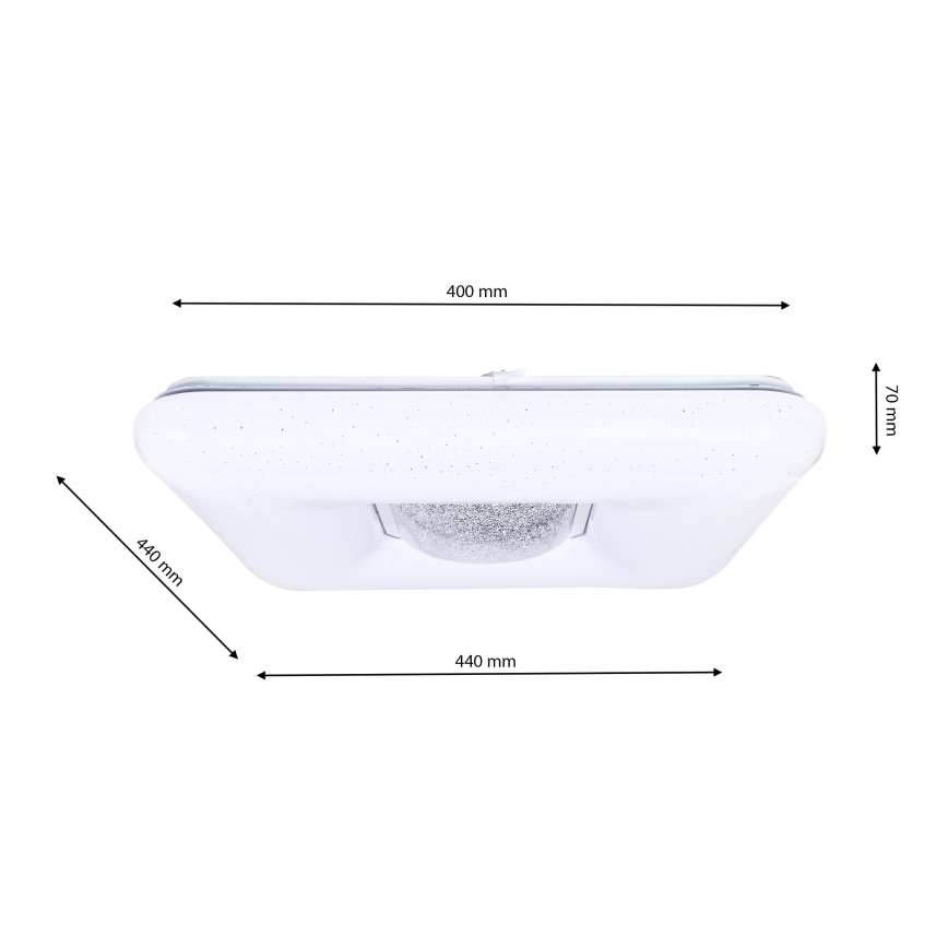LED Dimmable ceiling light YAX LED/24W/230V + remote control