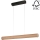 LED Dimmable chandelier on a string CONOR LED/34,5W/230V oak – FSC certified