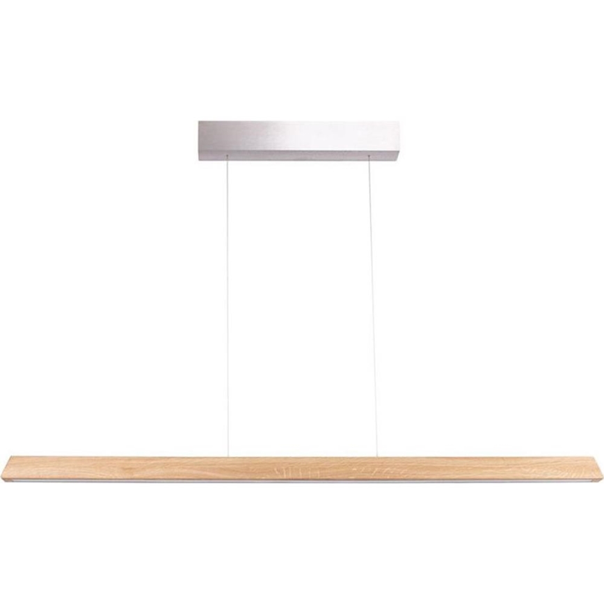 LED Dimmable chandelier on a string DEROTT 3xLED/14W/230V oak