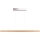 LED Dimmable chandelier on a string DEROTT 3xLED/14W/230V oak