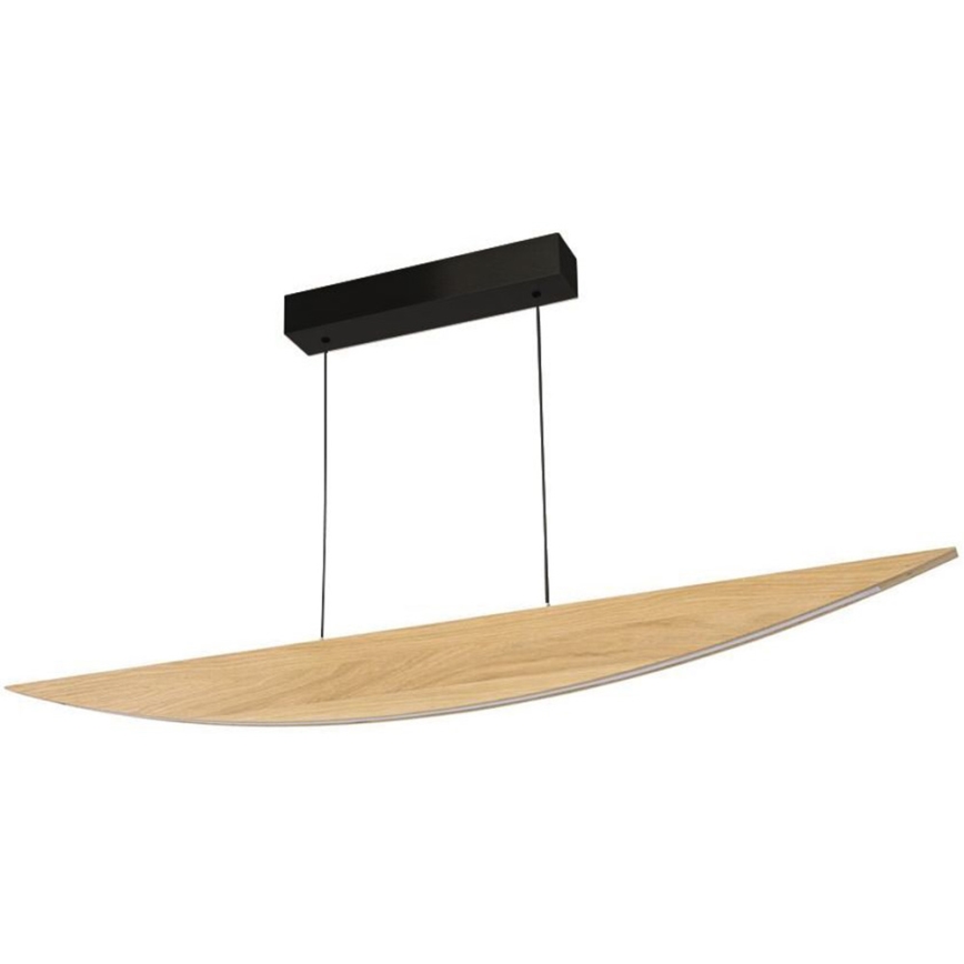 LED Dimmable chandelier on a string DUBAI LED/14W/230V oak
