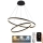LED Dimmable chandelier on a string LED/100W/230V 3000-6500K d. 80 cm + remote control