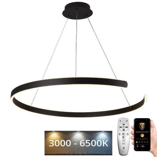 LED Dimmable chandelier on a string LED/100W/230V 3000-6500K d. 80 cm + remote control
