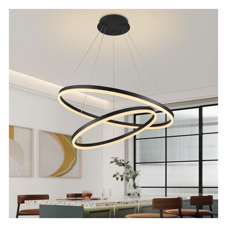LED Dimmable chandelier on a string LED/100W/230V 3000-6500K d. 80 cm + remote control