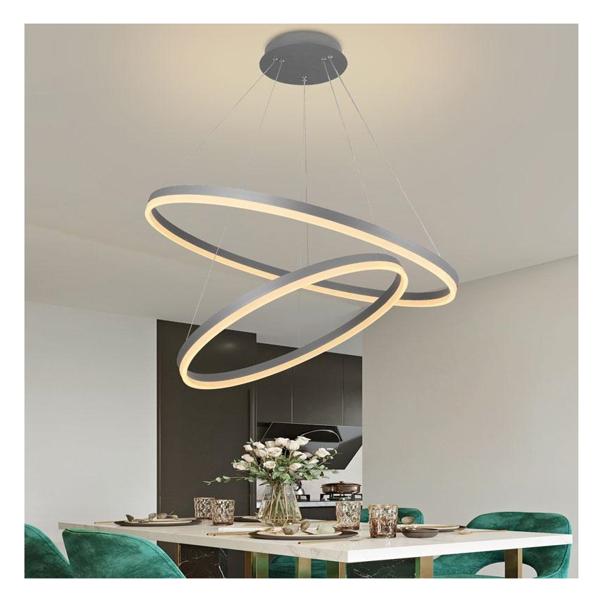 LED Dimmable chandelier on a string LED/100W/230V 3000-6500K d. 80 cm + remote control