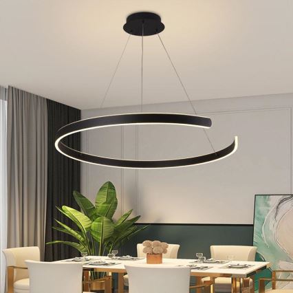 LED Dimmable chandelier on a string LED/100W/230V 3000-6500K d. 80 cm + remote control