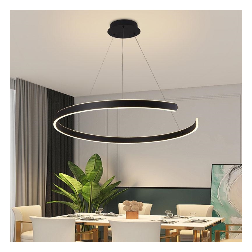 LED Dimmable chandelier on a string LED/100W/230V 3000-6500K d. 80 cm + remote control