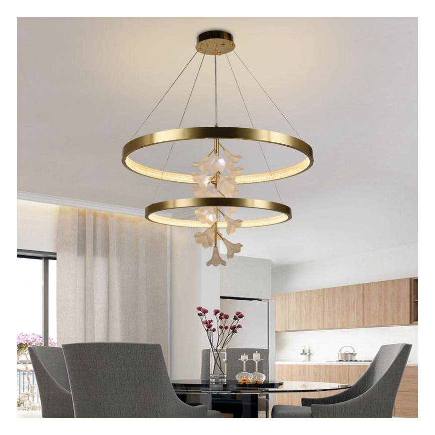 LED Dimmable chandelier on a string LED/100W/230V 3000-6500K + remote control
