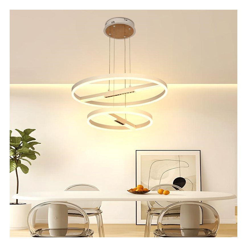LED Dimmable chandelier on a string LED/100W/230V 3000-6500K + remote control