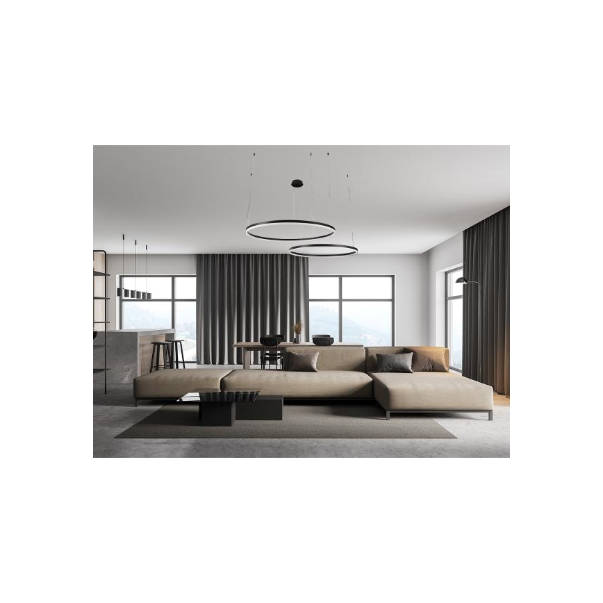 LED Dimmable chandelier on a string LED/100W/230V 3000-6500K d. 80 cm + remote control