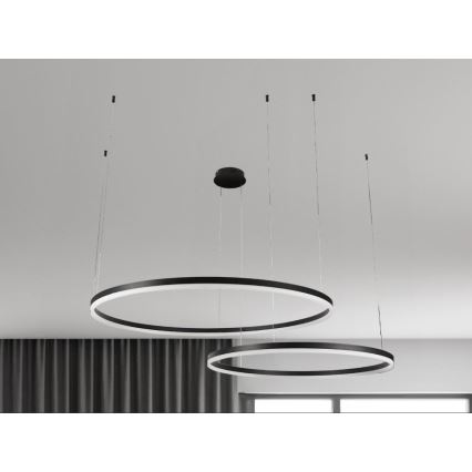 LED Dimmable chandelier on a string LED/100W/230V 3000-6500K d. 80 cm + remote control