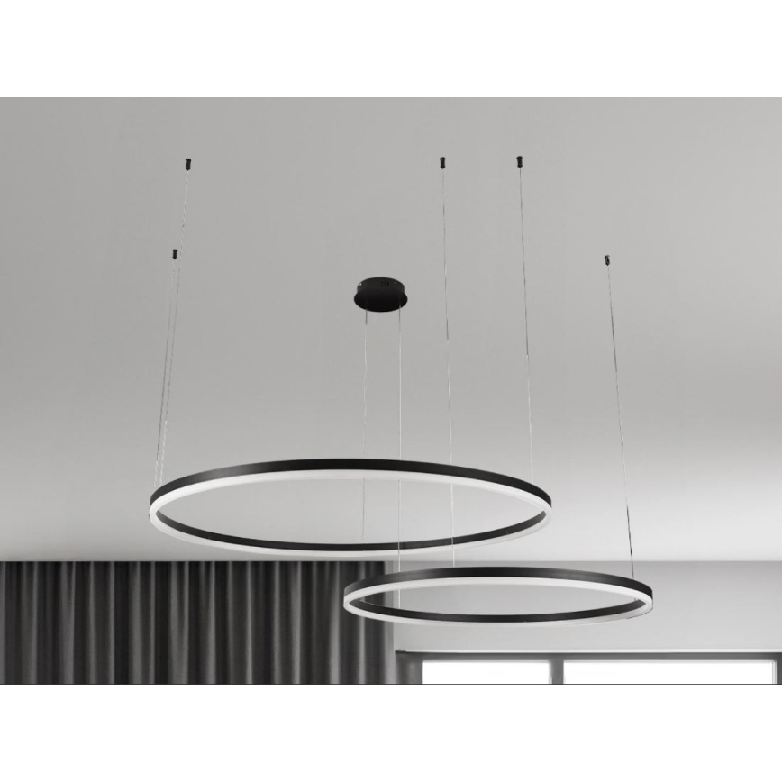 LED Dimmable chandelier on a string LED/100W/230V 3000-6500K d. 80 cm + remote control