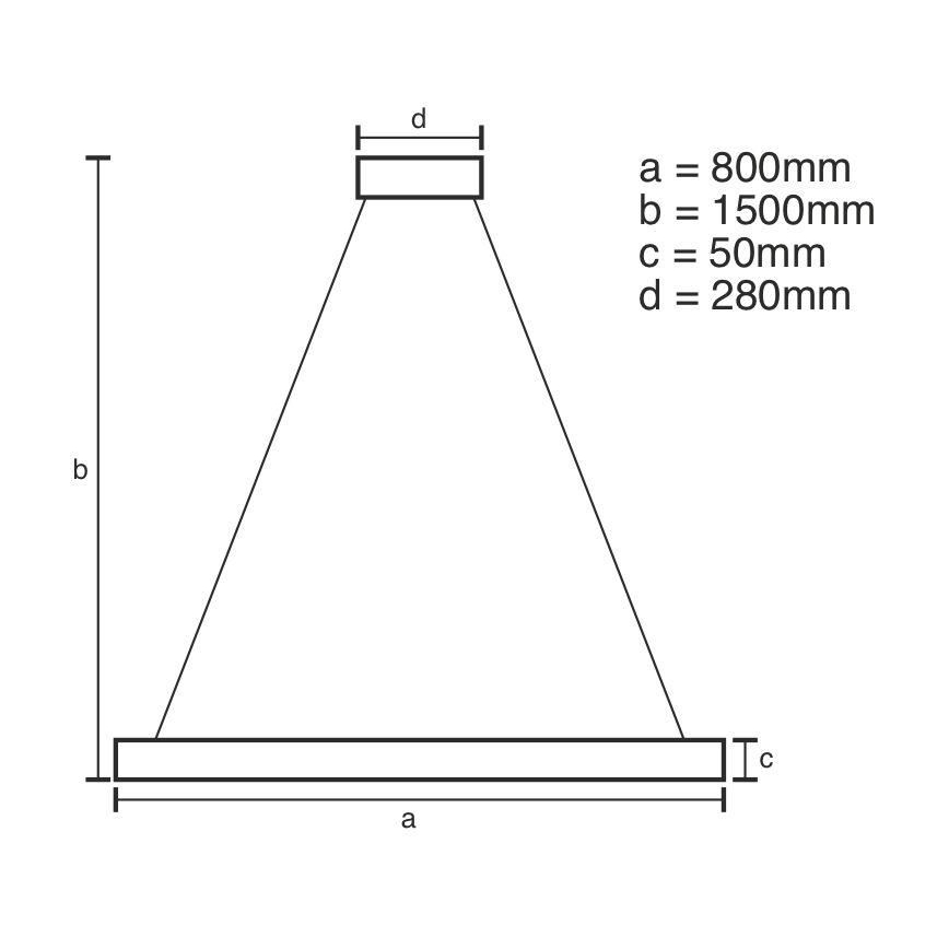 LED Dimmable crystal chandelier on a string LED/100W/230V 3000-6500K silver + remote control