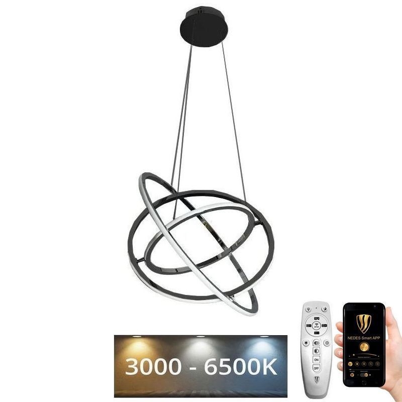 LED Dimmable chandelier on a string LED/105W/230V 3000-6500K + remote control