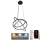 LED Dimmable chandelier on a string LED/105W/230V 3000-6500K + remote control