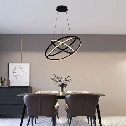 LED Dimmable chandelier on a string LED/105W/230V 3000-6500K + remote control