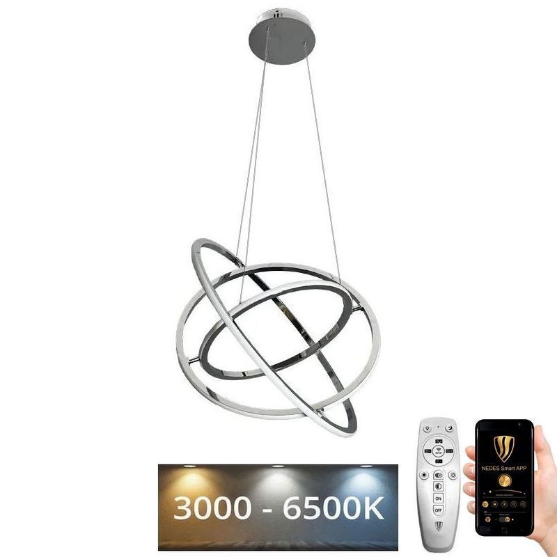 LED Dimmable chandelier on a string LED/105W/230V 3000-6500K + remote control