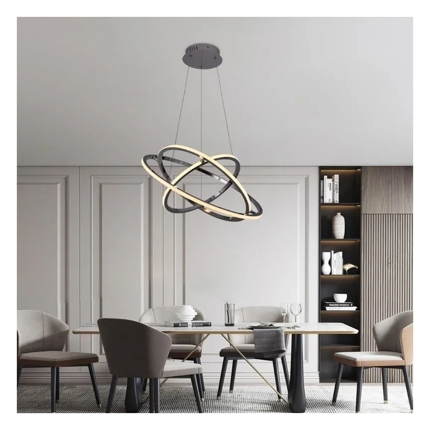 LED Dimmable chandelier on a string LED/105W/230V 3000-6500K + remote control