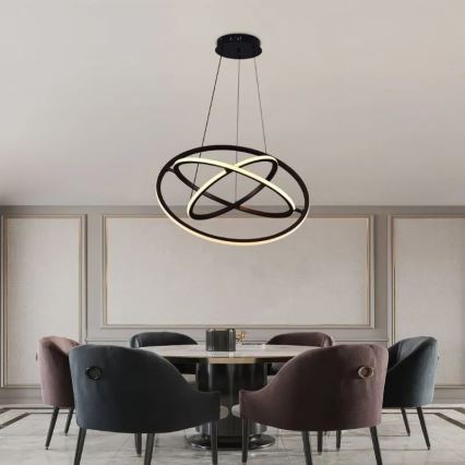 LED Dimmable chandelier on a string LED/105W/230V 3000-6500K + remote control