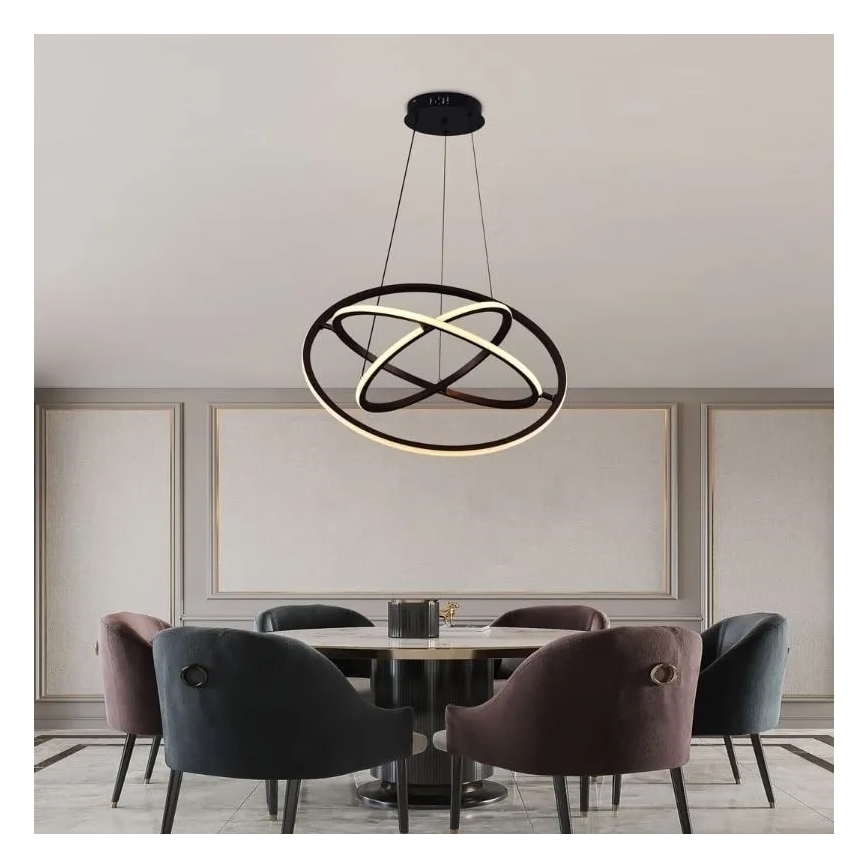 LED Dimmable chandelier on a string LED/105W/230V 3000-6500K + remote control
