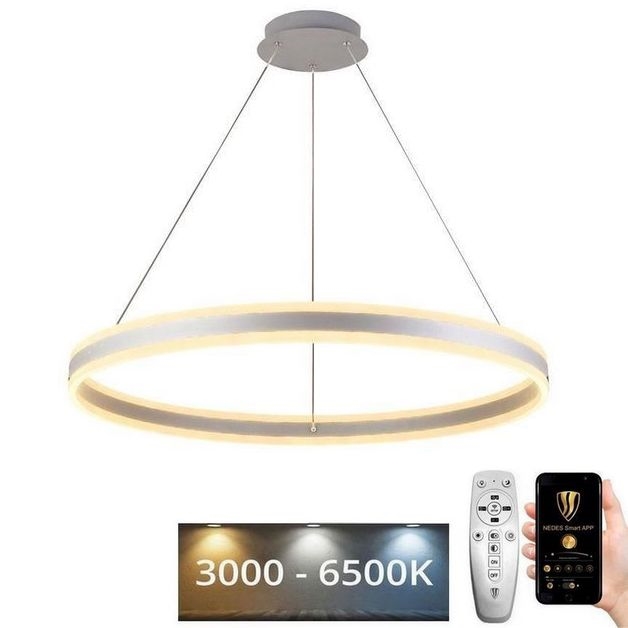 LED Dimmable chandelier on a string LED/110W/230V 3000-6500K d. 80 cm + remote control