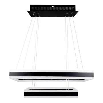 LED Dimmable chandelier on a string LED/113W/230V 3000K black